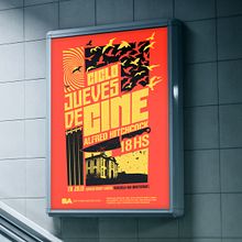 BA: Ciclo Jueves de Cine. Graphic Design, T, pograph, Design, Advertising, T, pograph, Film, Video, and TV project by Dtmg.tv Studio - 05.08.2017