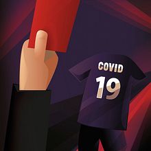 COVID EXIT Cartel exposición Covid 19. Poster Design, Graphic Design, and Traditional illustration project by David Zurita Gómez - 12.03.2020