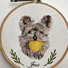 My project in Needle Painting for Beginners course. Embroider project by Erica Beaty - 11.26.2020