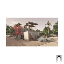 Mi Proyecto del curso: Ilustración digital de proyectos arquitectónicos. Architecture, 3D, Design & Interior Design project by Diego Alonzo Alcazar Espinoza - 11.26.2020