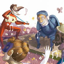 A descoberta de Olívia. Children's Illustration project by Gustavo Seabra - 11.27.2020