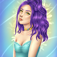 Mi Proyecto del curso: Retrato de personajes femeninos con Procreate. Desenho digital projeto de melani_mb - 27.11.2020