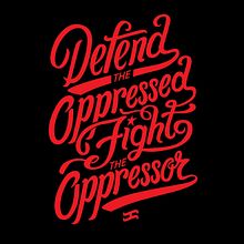 'Defend'. Digital Lettering project by Albert Malonzo - 07.11.2016