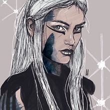 My project in Illustrated Portraits with Procreate course by Elena Garnu Ein Projekt aus dem Bereich Traditionelle Illustration von Neli Dobiášová - 27.11.2020