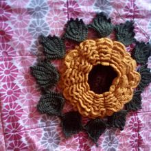 Girasol a crochet . Animație de Mercedes Rosado - 11.27.2020