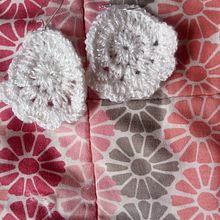 Aretes a crochet . 3D de Mercedes Rosado - 11.27.2020