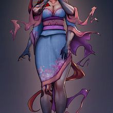 Concepto de Personajes: Dullahan. Un progetto di Disegno digitale e Character design di Erick Hernández Anda - 27.11.2020
