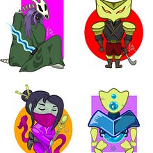 Personajes de videojuegos (fanart). Desenho digital, Ilustração vetorial, e Videogames projeto de lucalga - 22.11.2020