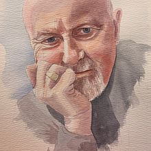 Self-portrait in watercolour. Watercolor Painting project by Ellison Stephenson - 11.27.2020