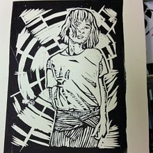 Meu projeto do curso: Gravura em relevo e estampagem contemporânea. Un progetto di Disegno e Illustrazione tradizionale di Romário Santos - 28.11.2020