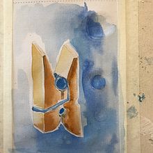 My project in Experimental Watercolor Techniques for Beginners course. Traditional illustration, and Watercolor Painting project by Kristal Martin - 11.28.2020