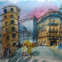 URban nuevo. Street Art, Drawing, and Traditional illustration project by Néstor González González - 11.28.2020