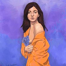 Mi Proyecto del curso: Retratos pictóricos con técnicas digitales. Projekt z dziedziny R, sunek c i frow użytkownika Jimena Andión García - 28.11.2020