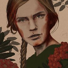 My project in Illustrated Portraits with Procreate course. Digital Illustration, Botanical Illustration, and Decoration project by Daria Kozieja - 11.28.2020
