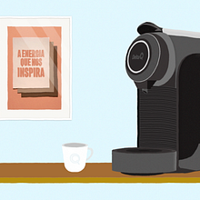 "O Expresso Perfeito" - Concurso Jovens Delta Q e Clube de Criativos Portugal. 2D Animation, Digital Illustration, and Motion Graphics project by Fernando Raposo - 01.05.2021