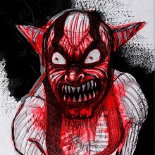 Hot Hell. Character Design, Game Design, Traditional illustration, and Pencil Drawing project by Sambotin Georgiana - 10.17.2010