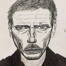 Meu projeto do curso: Introdução ao retrato com nanquim e bico de pena. Drawing project by leonardo_golob - 11.28.2020