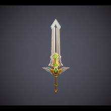 Basic Sword. Game Development, 3D Design, Game Design, 3D Modeling, and Video Games project by Daniel Pérez Viera - 11.28.2020