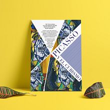 Cartel Picasso. Poster Design project by Daniela Criado - 11.29.2020