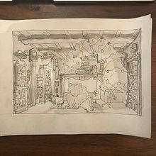 My project in The Art of Sketching: Transform Your Doodles into Art course  . Ilustrație tradițională de Francesco Brundtland - 12.01.2020