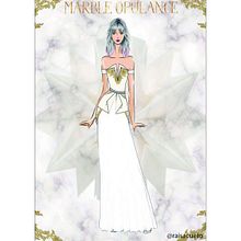 MARBLE OPULANCE . Un proyecto de Diseño de moda de Raisa Cueto Ramirez - 29.11.2020