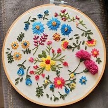 Meu projeto do curso: Bordado e personalização de acessórios. Embroider project by Iliana Schroder Scherer - 11.28.2020