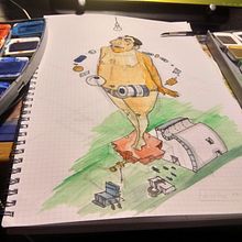 My project in The Art of Sketching: Transform Your Doodles into Art course. Traditional illustration project by Alejandro Serrano - 12.01.2020