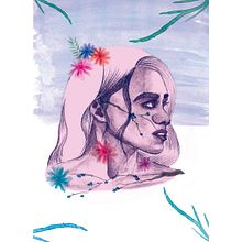 Caos . Pencil Drawing, Portrait Drawing, Traditional illustration, Watercolor Painting, and Digital Painting project by sesscery - 11.29.2020