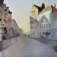 Atardecer dorado, 2020. Un projet de Illustration architecturale , et Aquarelle de Gonzalo Ibáñez - 30.11.2020