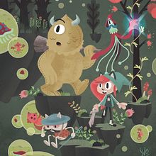 Wood Sword Ein Projekt aus dem Bereich Traditionelle Illustration, Vektorillustration, Digitale Illustration, Kinderillustration und Editorial Illustration von Ángel Svoboda - 30.11.2020
