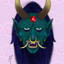 Oni enjoyado . Un projet de Illustration traditionnelle de Atiinera - 19.11.2020