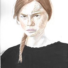 Mi Proyecto del curso: Retrato en acuarela a partir de una fotografía. Traditional illustration, Watercolor Painting, and Portrait Drawing project by Begoña Verano Garrido - 11.11.2020