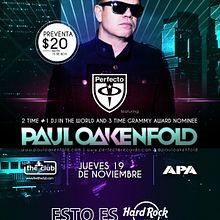 Paul Oakenfold. Projekt z dziedziny  Manager art, st, czn,  Projektowanie plakatów, Projektowanie graficzne, Fotomontaż i Retuszowanie fotografii użytkownika Yarelis Serrano - 01.08.2015