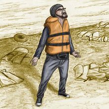 Refugee - the story of a Syrian young man. Comic, Stor, and telling project by Jules Calis - 12.01.2016