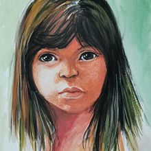 Mi Proyecto del curso: Cuaderno de retratos en acuarela . Lukisan Cat Air proyek oleh Maritza Oviedo - 12.01.2020