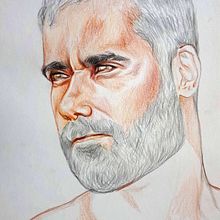 RETRATO CON LÁPICES DE COLORES. Pencil Drawing, and Portrait Drawing project by Pedro Jimenez Madrid - 12.01.2020