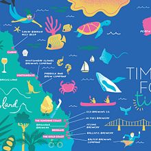 Ferment Magazine Maps 2020 Ein Projekt aus dem Bereich Digitale Illustration, Editorial Illustration und Traditionelle Illustration von Melanie Chadwick - 02.12.2020