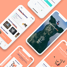 Mobile UI for a Pet App. Un progetto di Progettazione di applicazioni e UX / UI di Matteo - 01.09.2019