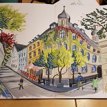 My project in Pictorial Sketchbook with Gouache course. Projekt z dziedziny Malowanie gwaszami użytkownika Sandra Schroeder - 10.01.2021