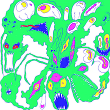 Carne Orbitando. Animation, 2D Animation, and Drawing project by Sergio Carrasco - 12.02.2020