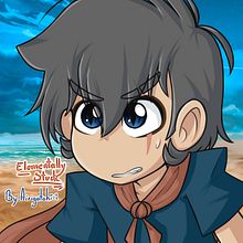 Elementally Stuck - Ficha y diseño de personaje - Ethan  Ein Projekt aus dem Bereich Design von Figuren, Comic, Zeichnung, Digitale Illustration und Digitale Zeichnung von Aiden González - 08.01.2021