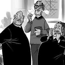 Botellón!. Een project van Traditionele illustratie van Josep Giró - 15.11.2020