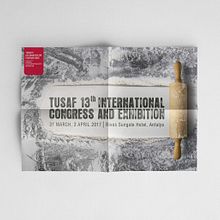 TUSAF 13th CONGRESS and EXHIBITION/FLOUR INDUSTRIALISTS . % EDIP ONUR DIKMEN tarafından hazırlanan Reklamcılık, Markalaşma ve Kimlik, Ticari Fotoğrafçılık, Perakende Tasarımı, Konsept Sanatı, İçerik Pazarlaması, Metin, azarlığı, Yaratıcılık, Tasarım, Dijital Pazarlama, Ola, lar, Grafik Tasarım, İnfografikler, Etkileşimli Tasarım, Logo Tasarımı, Pazarlama, Ambalajlama, Tipografi, Ve Tipografi Tasarımı projesi - 09.11.2016