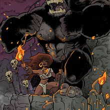 King Kong. Sketching, Concept Art, Creativit, Drawing, Pencil Drawing, Digital Drawing, Design, Character Design, Editorial Design, Traditional illustration, and Digital Illustration project by Alberto Peral Alcón - 12.02.2020