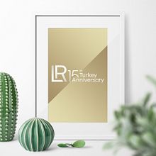 LR 15th ANNIVERSARY LOGO AND CONCEPT DESIGN. Un projet de Publicité, Direction artistique, Br, ing et identité, Photographie publicitaire, Retail design, Art conceptuel, Marketing de contenu, Cop, writing, Créativité, Design , Conception numérique, Marketing digital, Conception éditoriale, Événements, St, lisme, Design graphique, Infographie, Design d'interaction, Création de logos, Marketing, Packaging, Gestion de portefeuille, Conception d'affiches, Design pour les réseaux sociaux, T, pographie, Design t , et pographique de EDIP ONUR DIKMEN - 08.03.2018