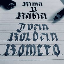 Lettering Ein Projekt aus dem Bereich Lettering von Iván Roldán Romero - 02.12.2020