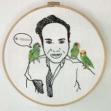 Mi Proyecto del curso: Creación de retratos bordados. Artesanato, e Bordado projeto de Zoé Martinez - 03.12.2020