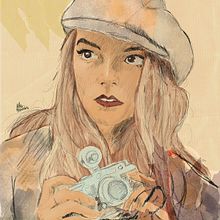 My project in Illustrated Portraits with Procreate course. Un projet de Design graphique de Pax Menombra - 03.12.2020