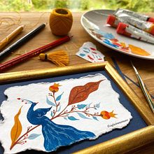 birds. Design, and Traditional illustration project by Cagla Zimmermann - 12.03.2020
