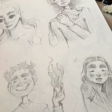 inside my sketchbook. Character Design, and Drawing project by tasbeeh nasrou - 12.03.2020